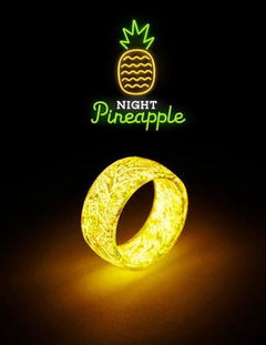 Glow in the dark ring yellow