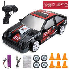 remote control speed car black