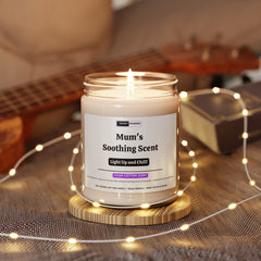 Candle Gift For Mom Clean Cotton