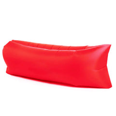 blow up outdoor lounger close up