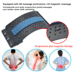 padded back massager stretcher front view