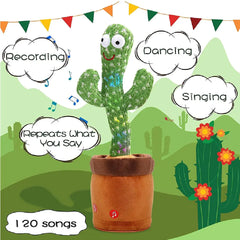 dancing cactus toy for kids features