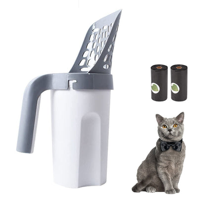 Cat litter box scoop