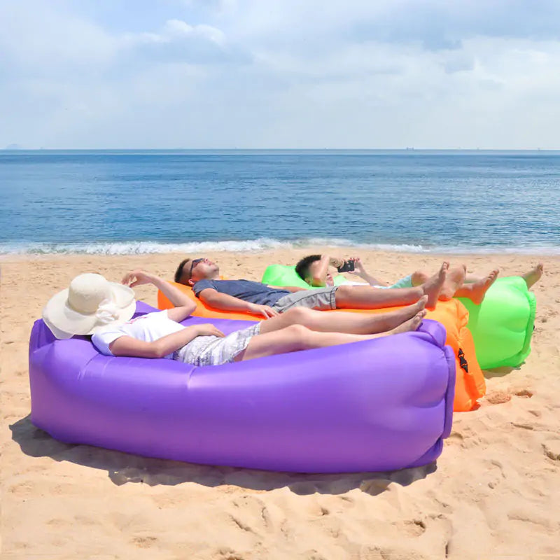 blow up outdoor lounger