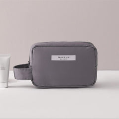 cosmetic bag grey