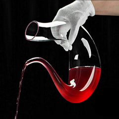 Wine Decanter filled