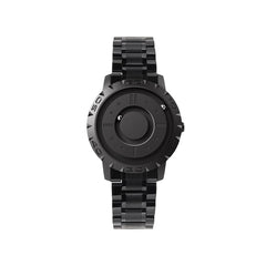 quartz watch magnetic field black