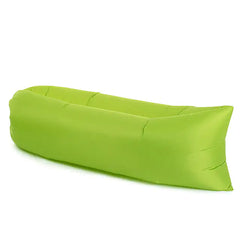 blow up outdoor lounger green