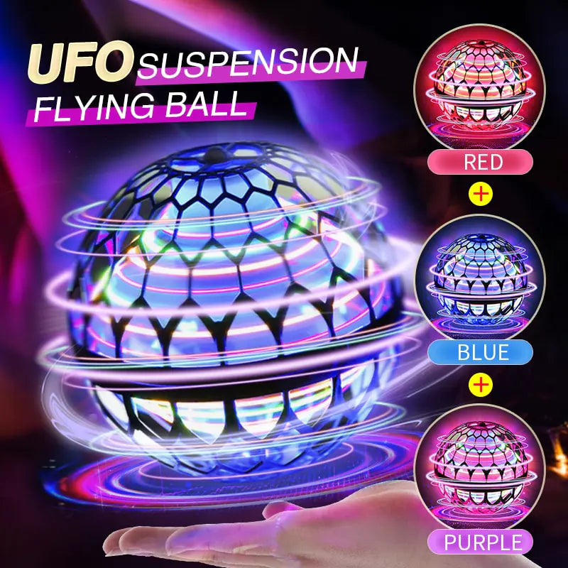 flying ball with lights