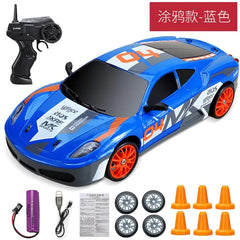 remote control speed car blue