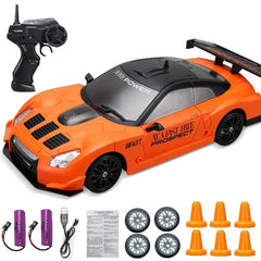 remote control speed car orange black