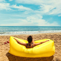 blow up outdoor lounger beach