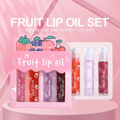 lip gloss fruit flavor close up