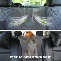 large dog car seat cover close up